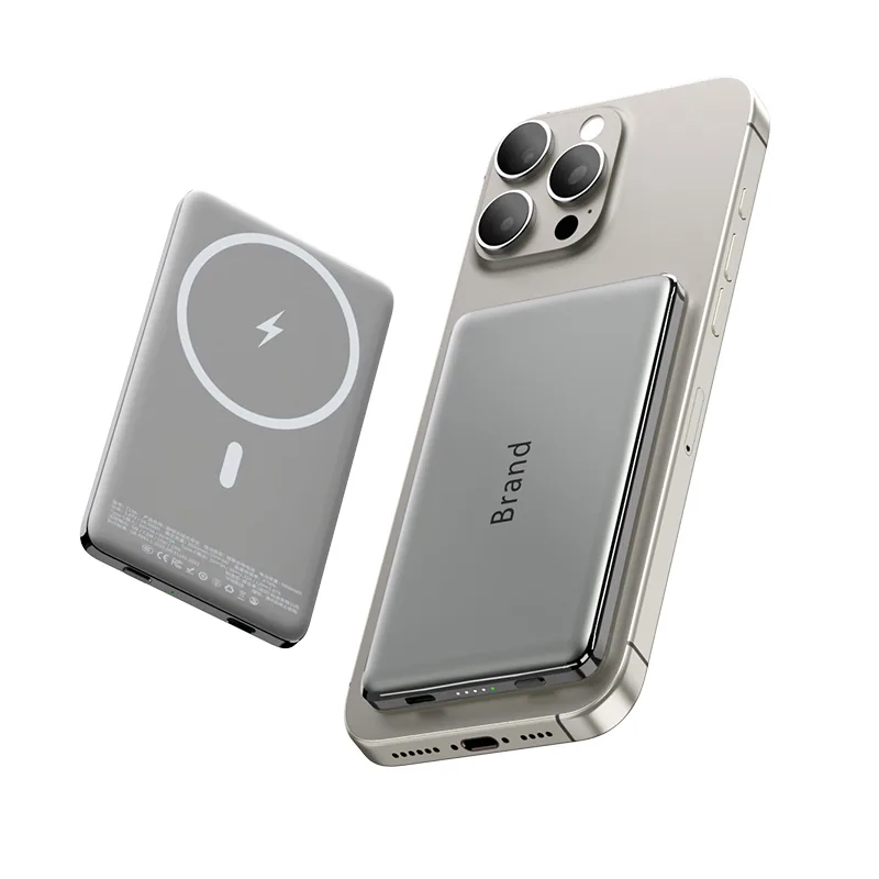 T13A aluminum alloy magnetic wireless power bank