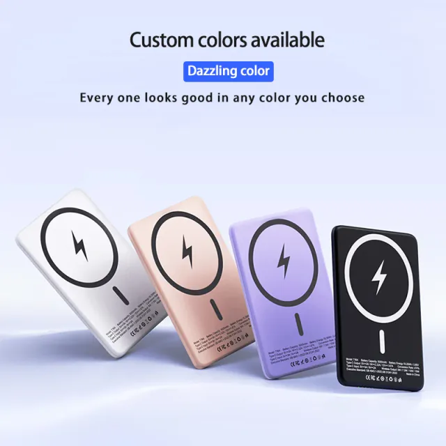 T18B - IMD Pattern Ultra-thin Magnetic Wireless Power Bank