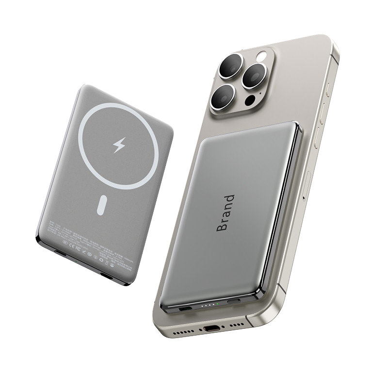 T13A aluminum alloy magnetic wireless power bank